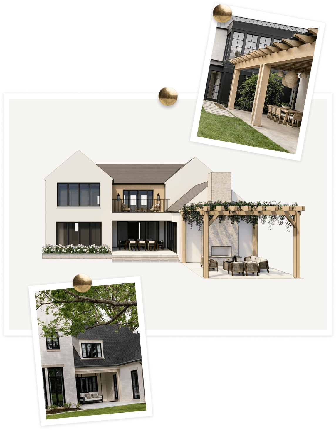 Projekt oblikovanja novogradnje in vizualizacija hiše