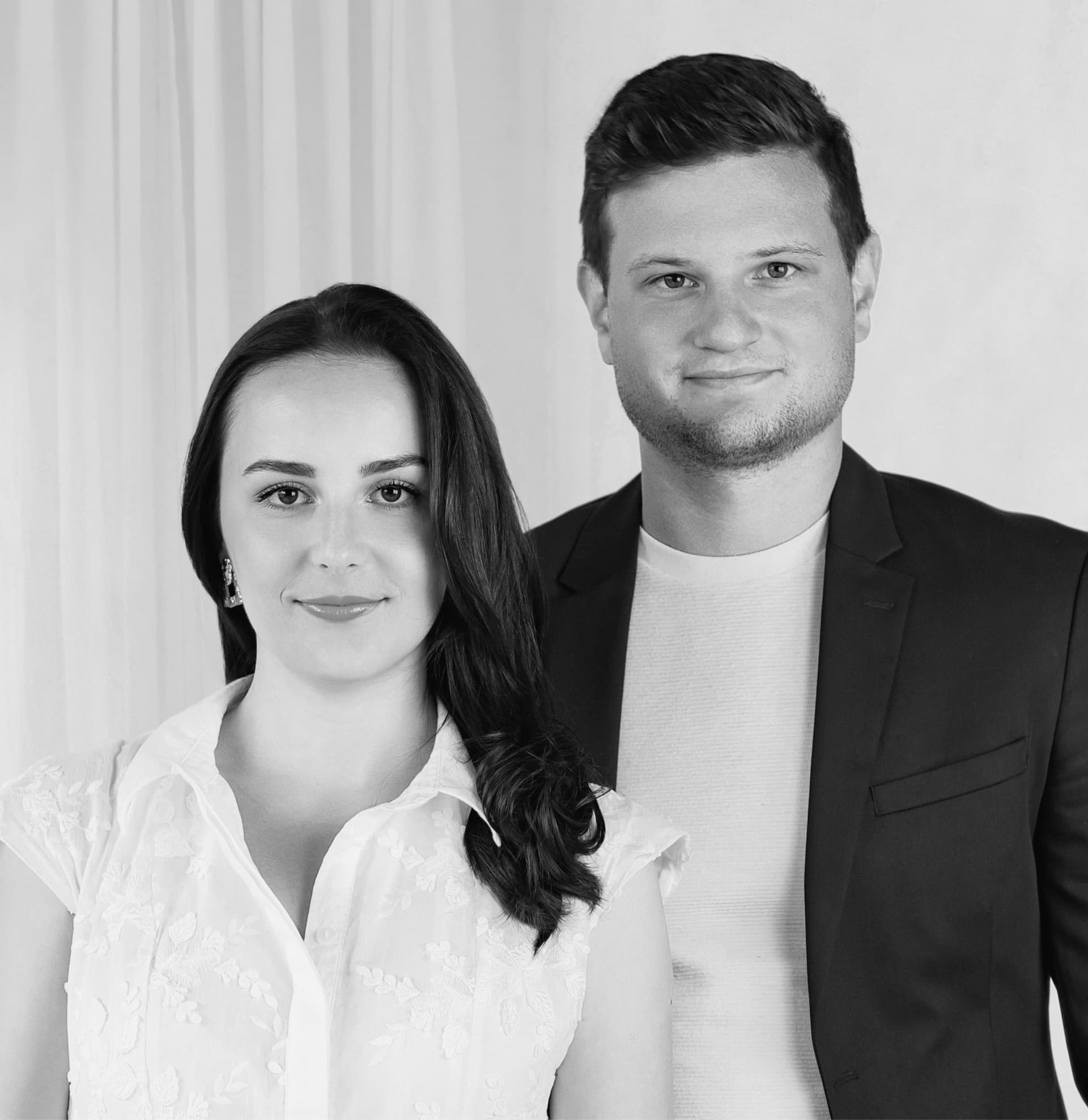 Portrait of Ottilia & Eden founders Anže and Lara